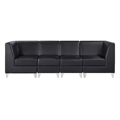 DIR Magic Cubo Waiting Bench - 4 Seats Salon Equipment Dream In Reality Black 