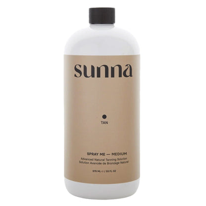 Sunna Tan Medium Tanning Solution 33.8 oz. Spray Tanning Solutions Sunna Tan 