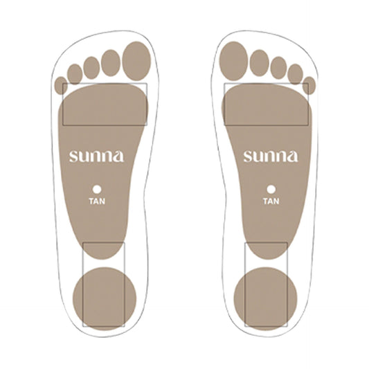 Sunna Tan Foot Stickers 50 Pair Pack Spray Tanning Solutions Sunna Tan 