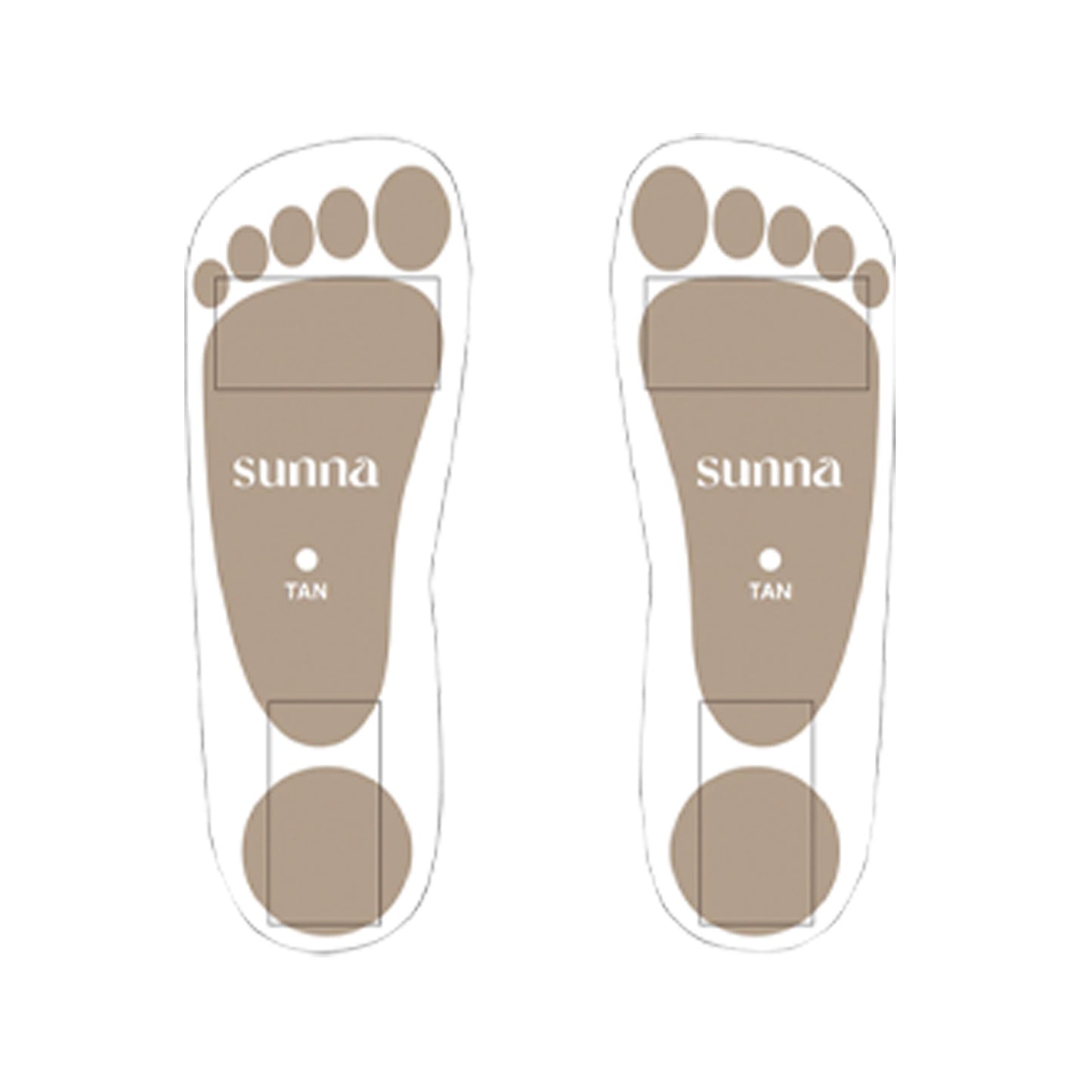 Sunna Tan Foot Stickies 25 Pair Pack