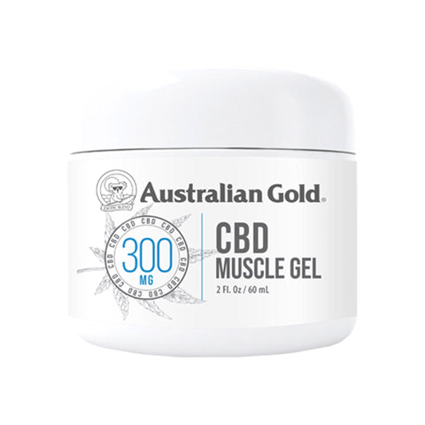 Australian Gold CBD Muscle Relief Gel 300 mg. 2 OZ.