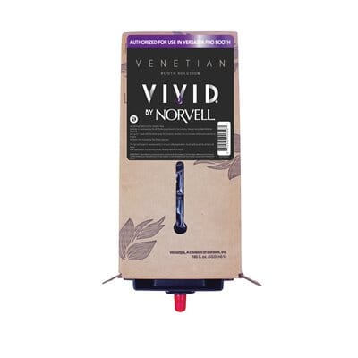 Norvell Vivid Auto Booth Solution 1.4 Gallon (Versaspa Pro) Spray Tanning Booth Solutions Norvell Instant Color Venetian 