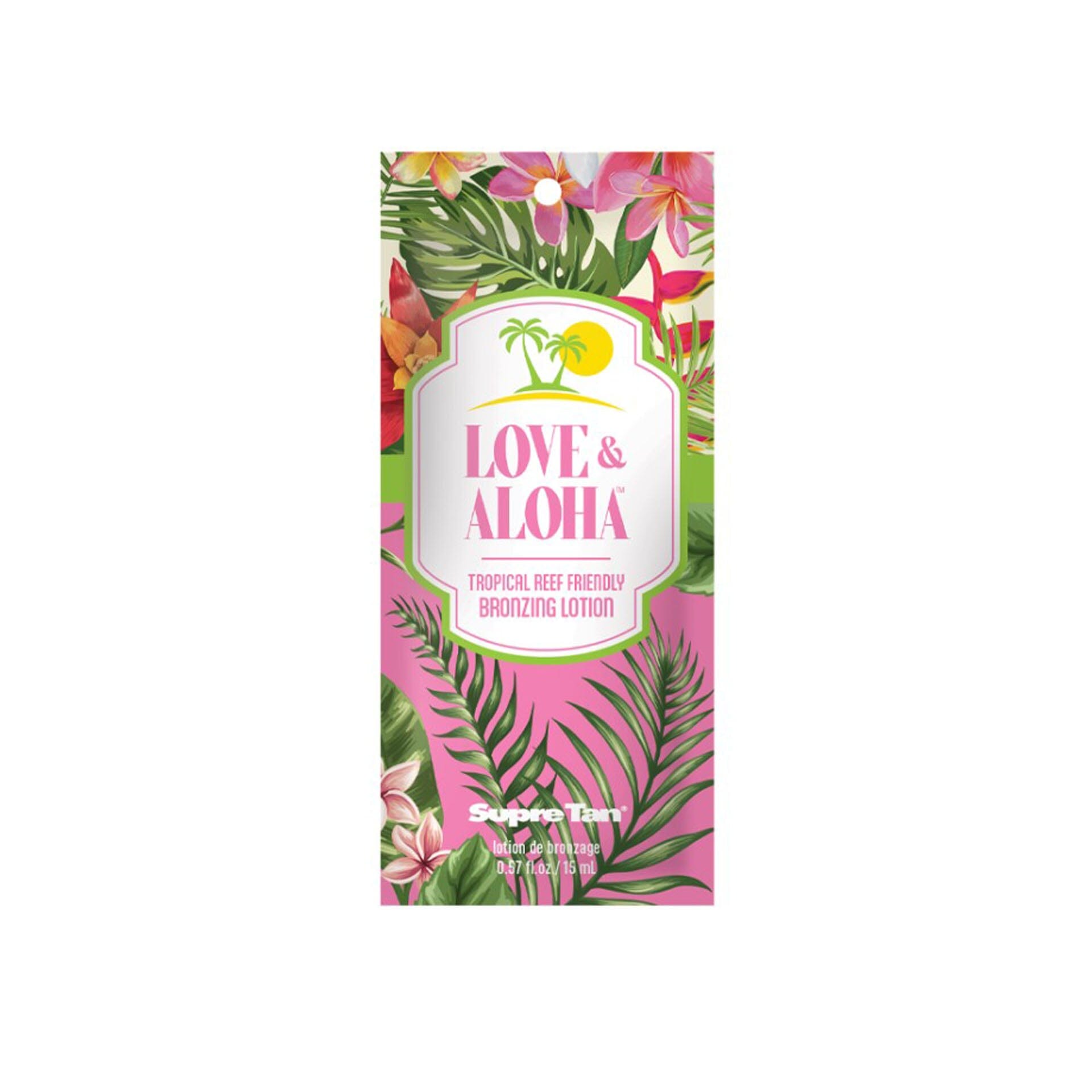 Supre Tan Love & Aloha Bronzing Lotion 0.57 oz.