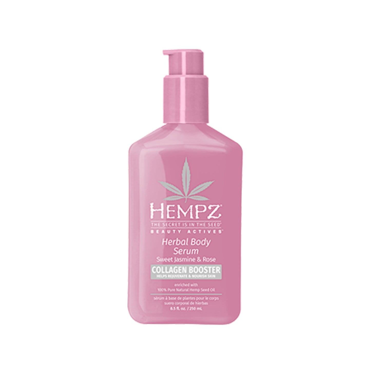 Hempz Sweet Jasmine and Rose Body Serum w/Collagen Booster 8.5 oz