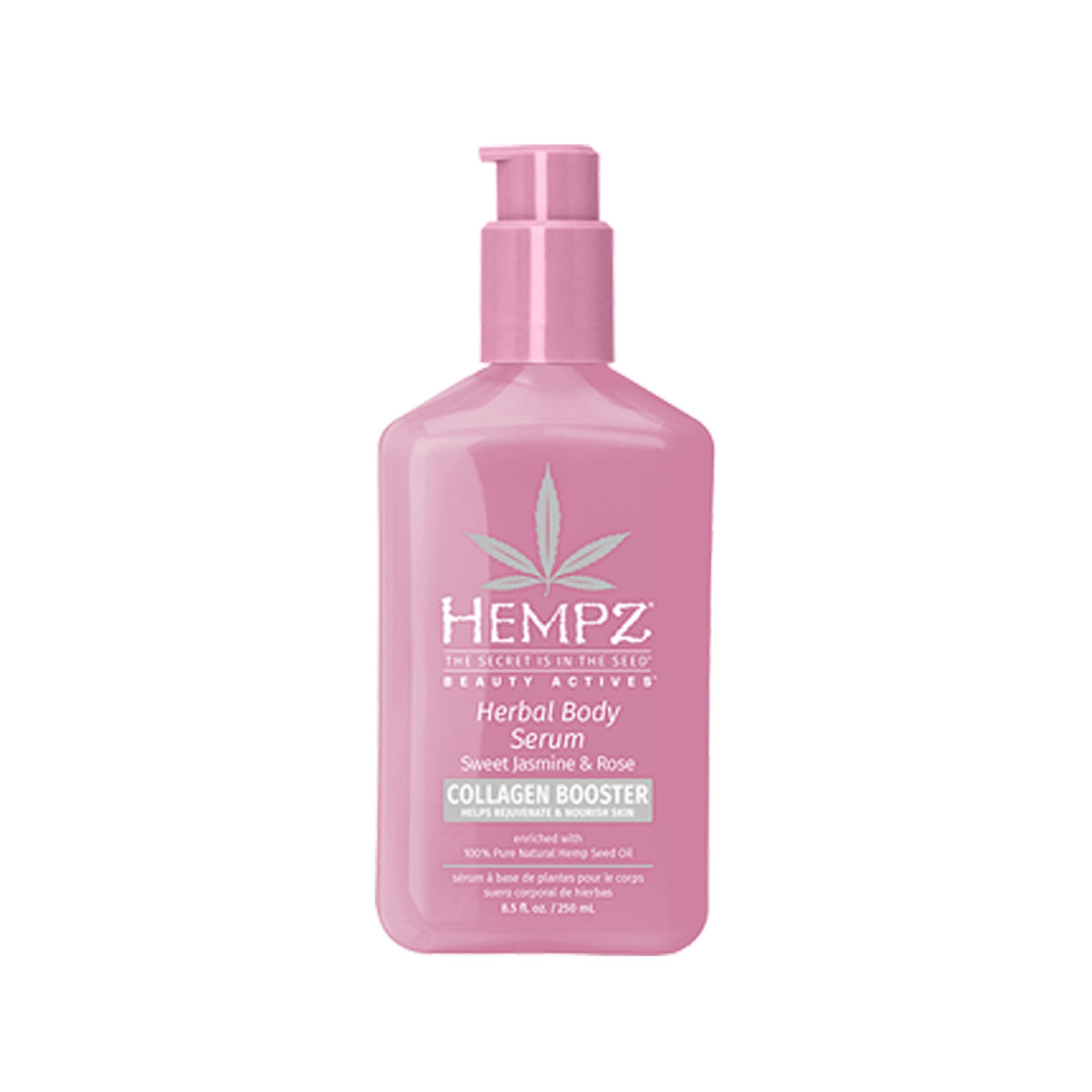 Hempz Sweet Jasmine and Rose Body Serum w/Collagen Booster 8.5 oz