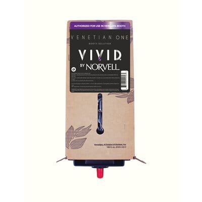Norvell Vivid Auto Booth Solution 1.4 Gallon (Versaspa Pro) Spray Tanning Booth Solutions Norvell Venetian One 
