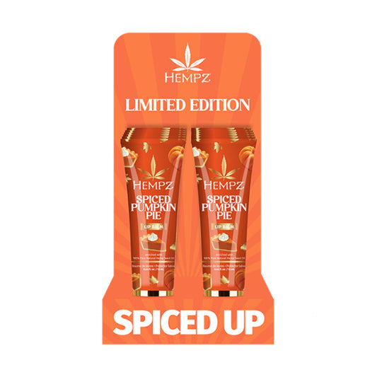 Hempz Spice It Up Spiced Pumpkin Pie Lip Balm Display