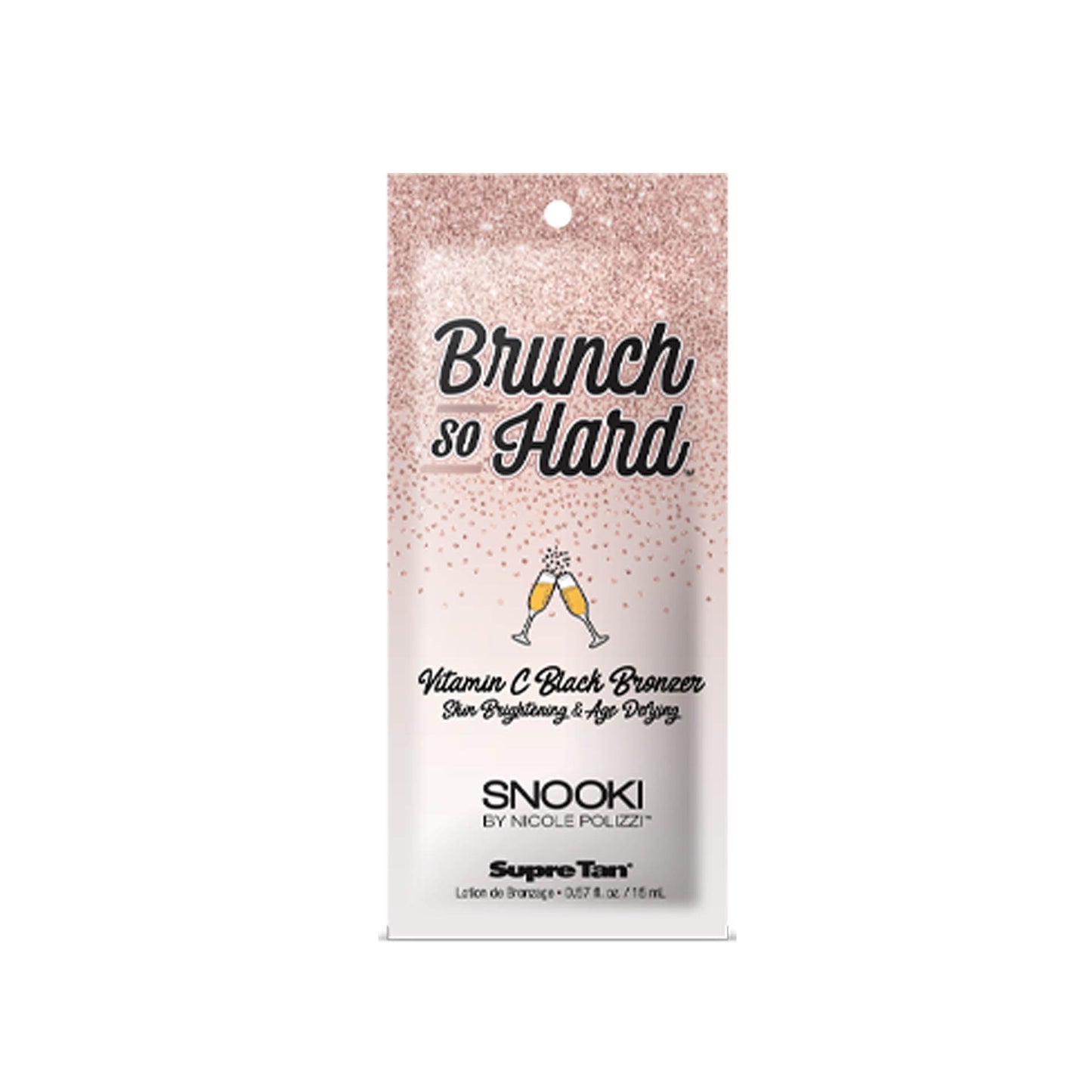 Snooki Brunch So Hard Black Bronzer packette .57 oz