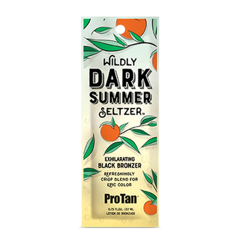 Pro Tan Wildly Dark Summer Seltzer Black Bronzer Pkt .75 oz