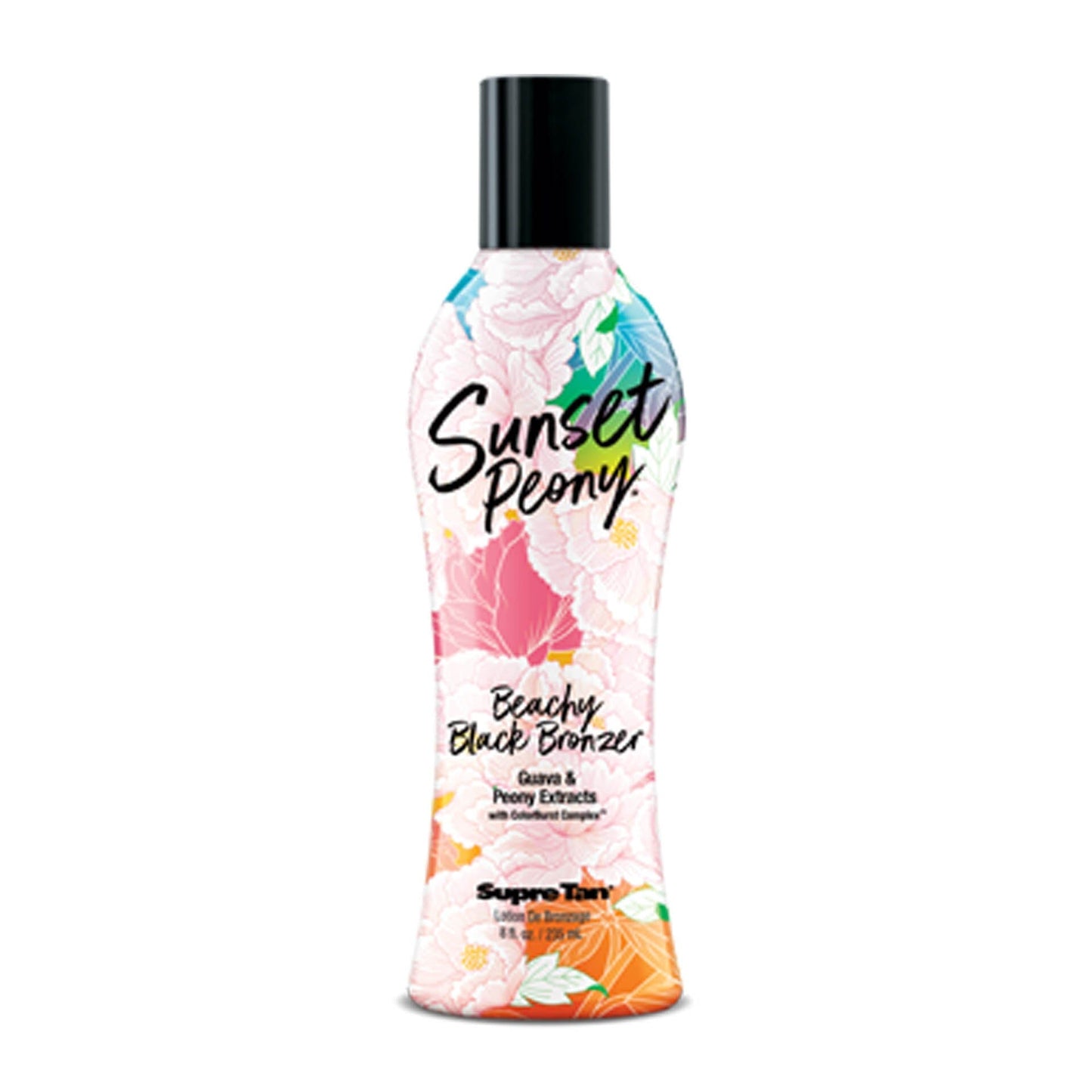 Supre Sunset Peony Black Bronzer 8 OZ. Tanning Lotions Supre 