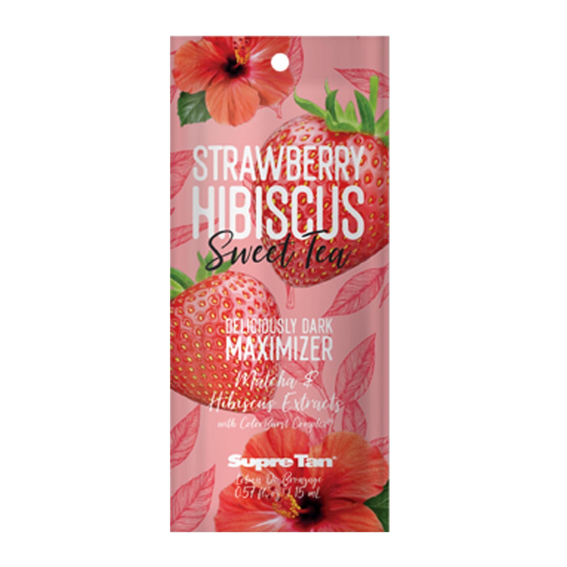 Supre Strawberry Hibiscus Sweet Tea Maximizer .57 OZ. (7 Pack) Tanning Lotions Supre 