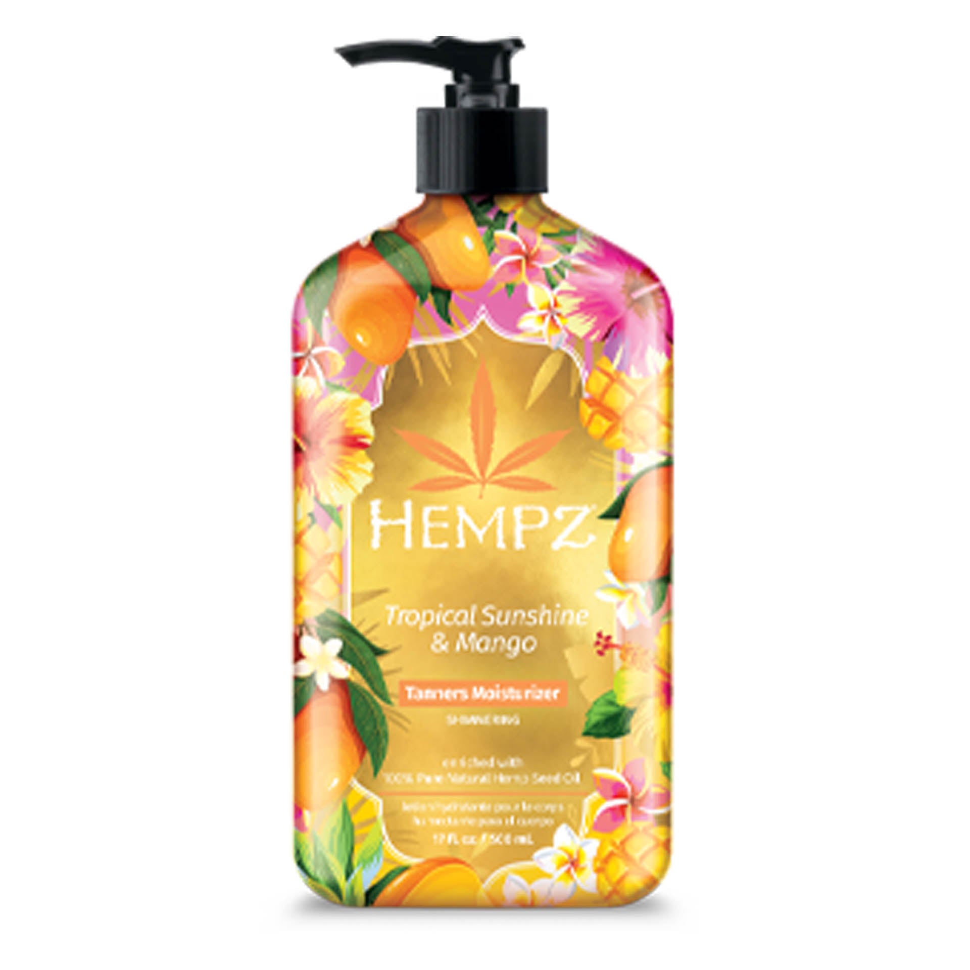 Hempz Tropical Sunshine and Mango Tan Extend Moisturizer 17 oz