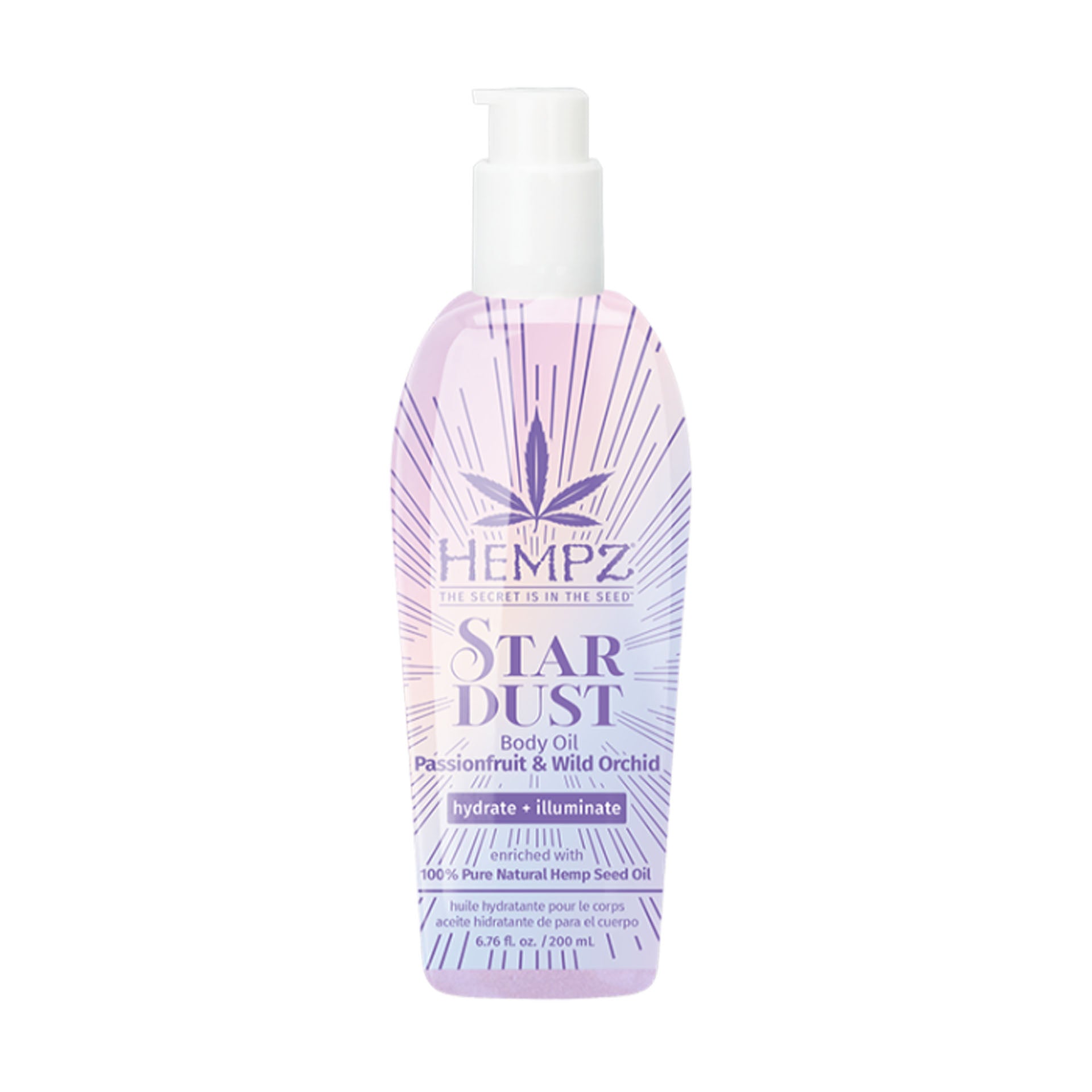 Hempz Star Dust Body Oil 6.76 oz