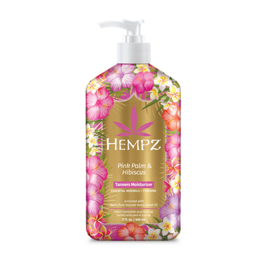 Hempz Pink Palm and Hibiscus Tanning Moisturizer 17 oz