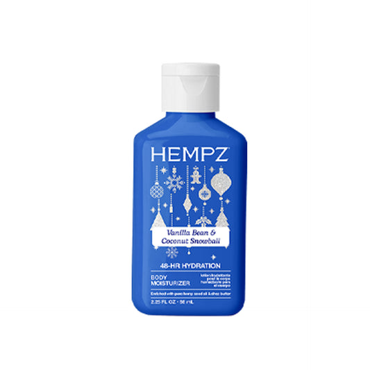 Hempz Vanilla Bean and Coconut Snowball Moisturizer 2.25 oz