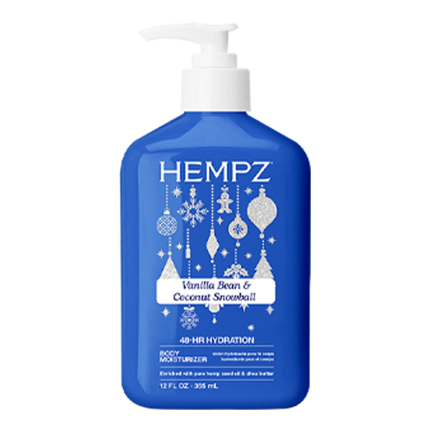 Hempz Vanilla Bean and Coconut Snowball Moisturizer 12 oz