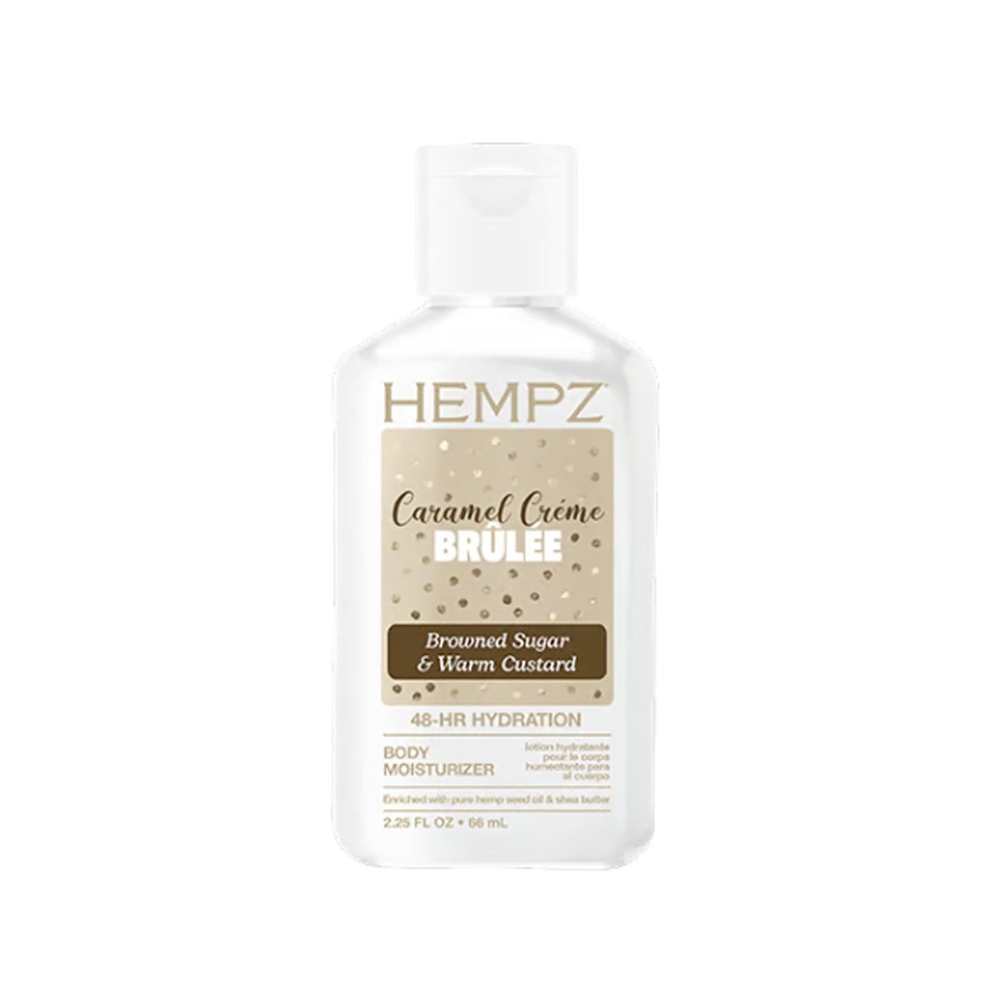 Hempz Mini Caramel Creme Brulee Body Moisturizer 2.25 oz