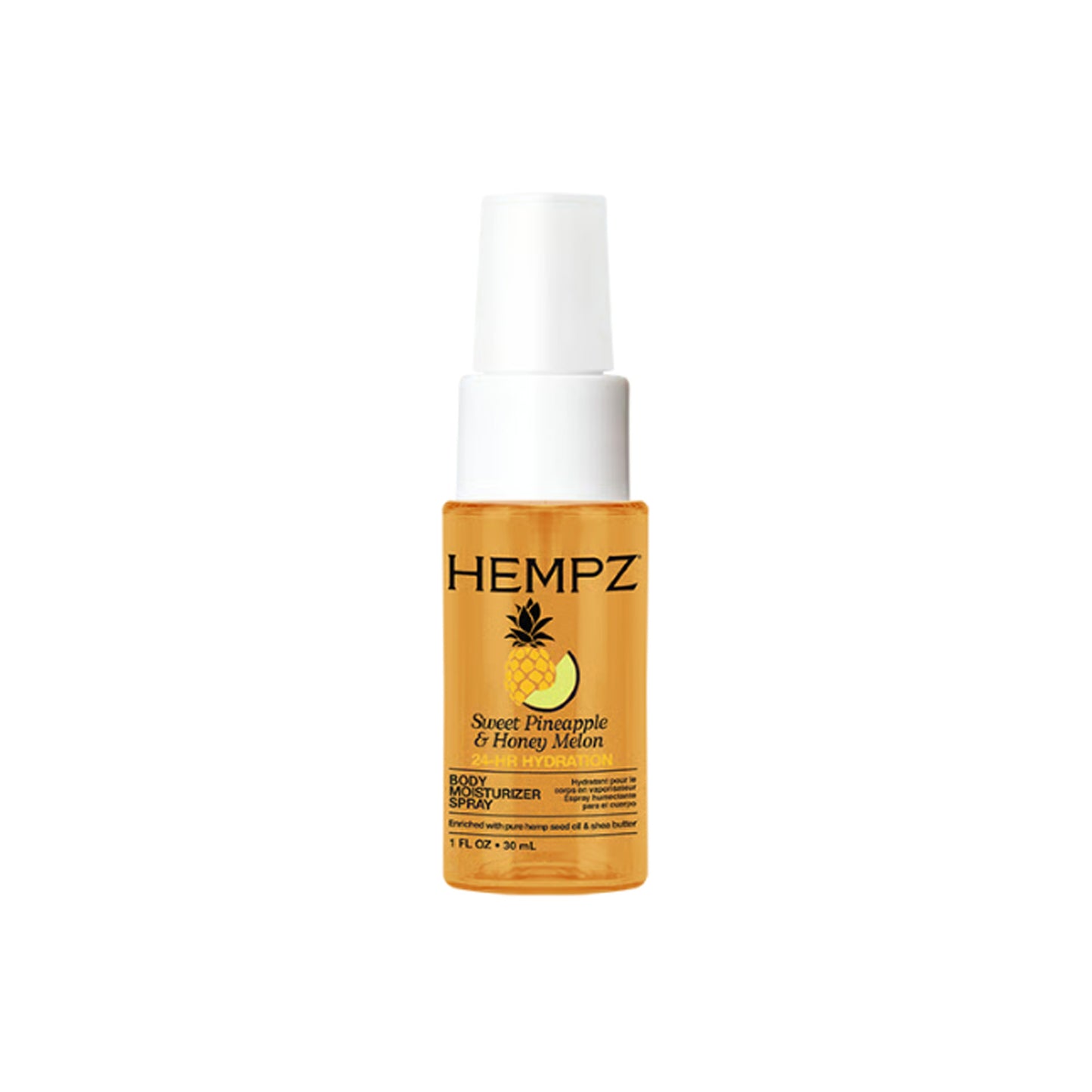 Hempz Mini Moisturizer Spray Pineapple and Honey Melon 1 oz