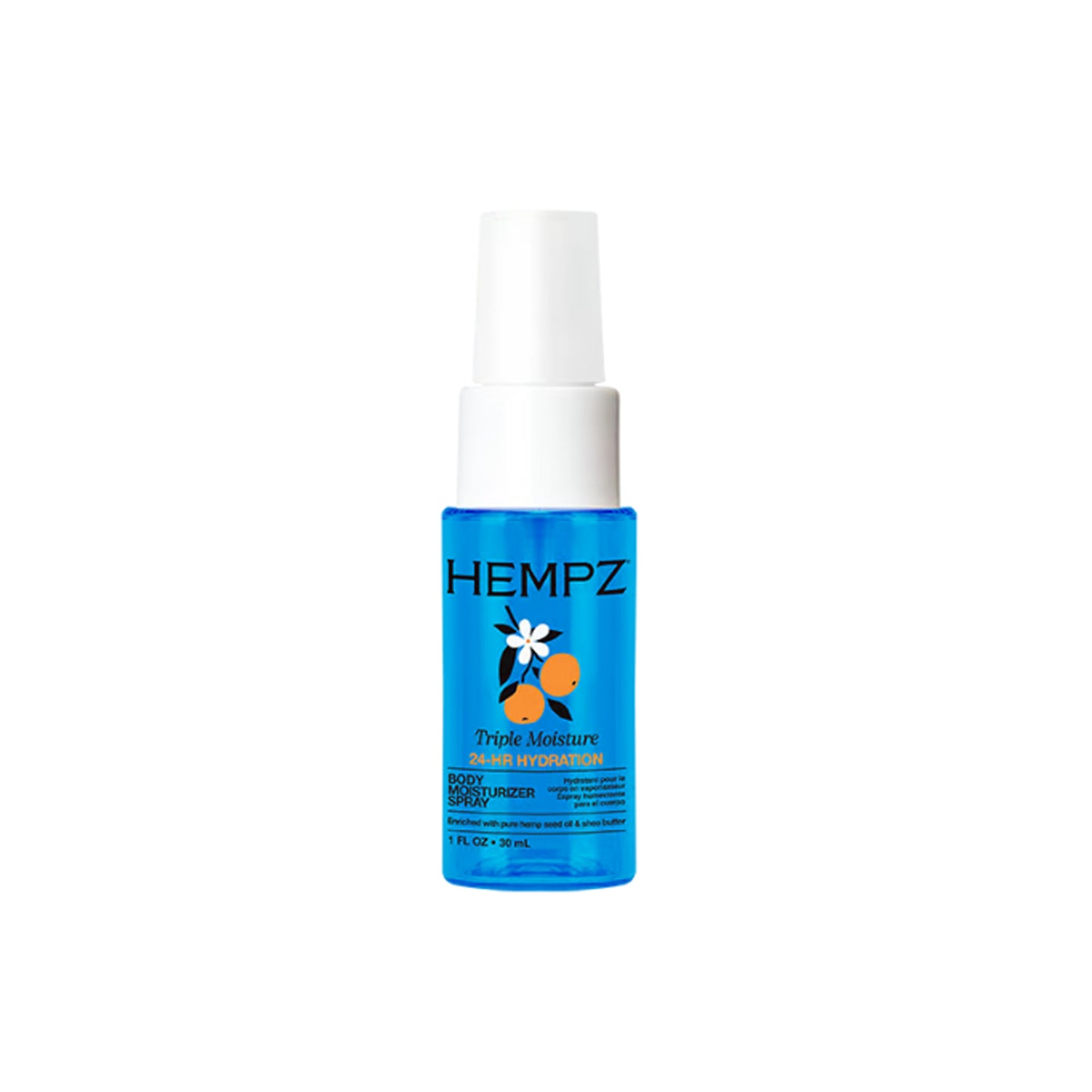 Hempz Mini Moisturizer Spray Triple Moisture 1 oz