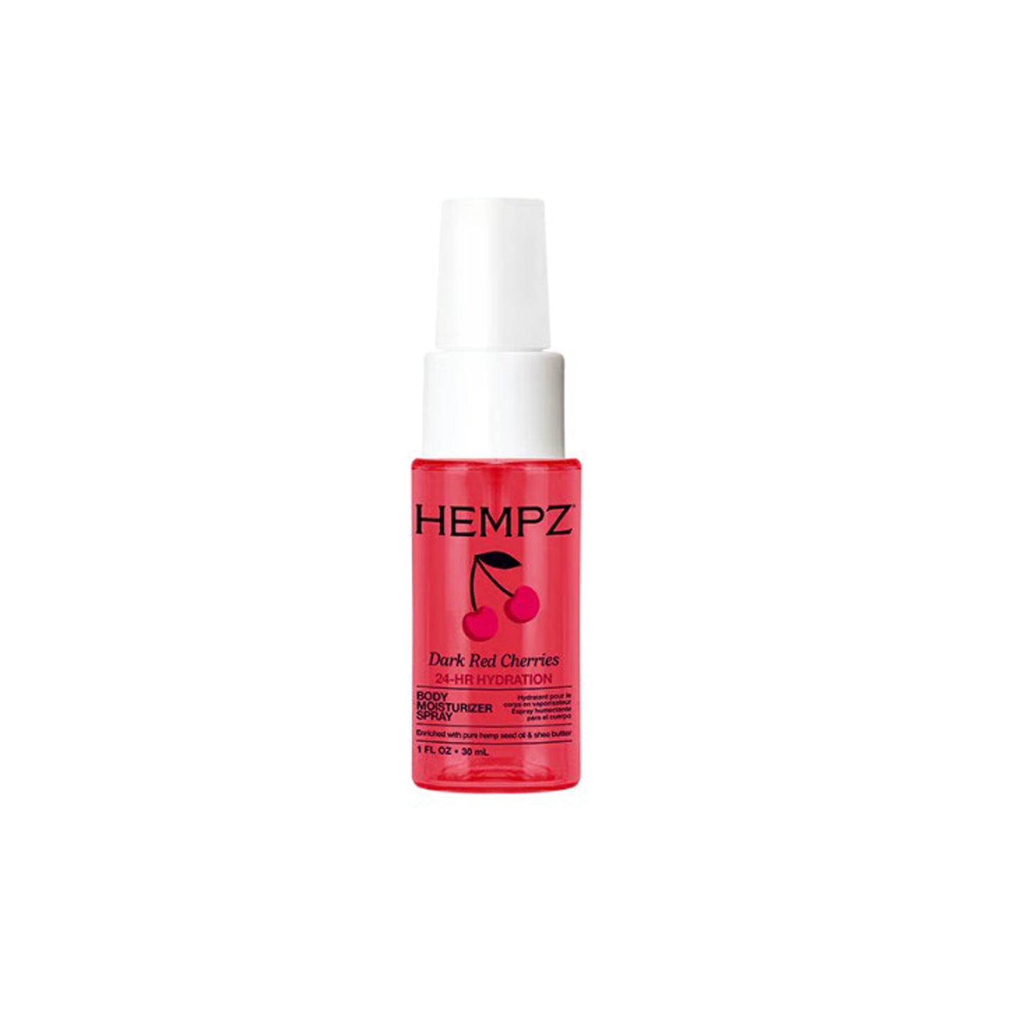 Hempz Mini Moisturizer Spray Dark Red Cherries 1 oz