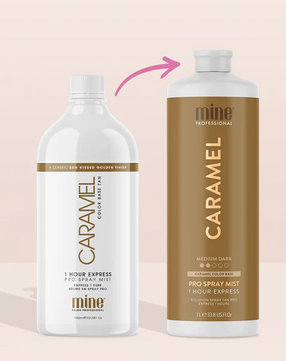 MineTan Caramel Pro Mist 32 OZ. Self-Tanning MineTan 