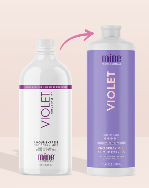 MineTan Violet Pro Mist 33.8 OZ. Spray Tanning Solutions MineTan 