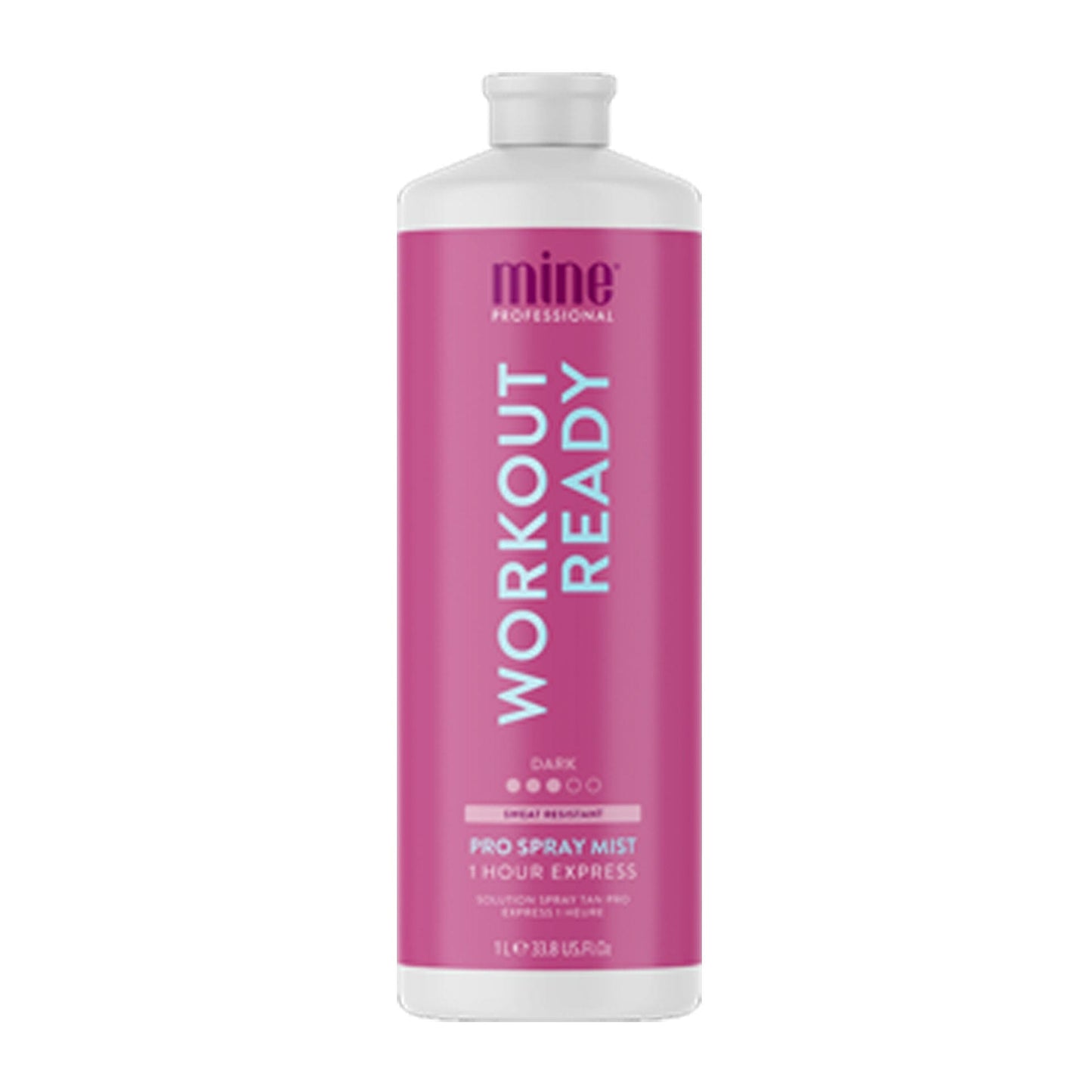 MineTan Workout Ready Pro Spray Mist 33.8 OZ. Spray Tanning Solutions MineTan 