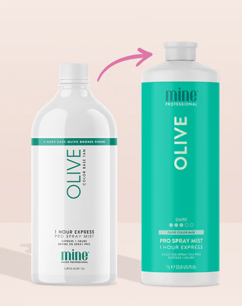 MineTan Olive Pro Mist 33.8 OZ. Spray Tanning Solutions MineTan 