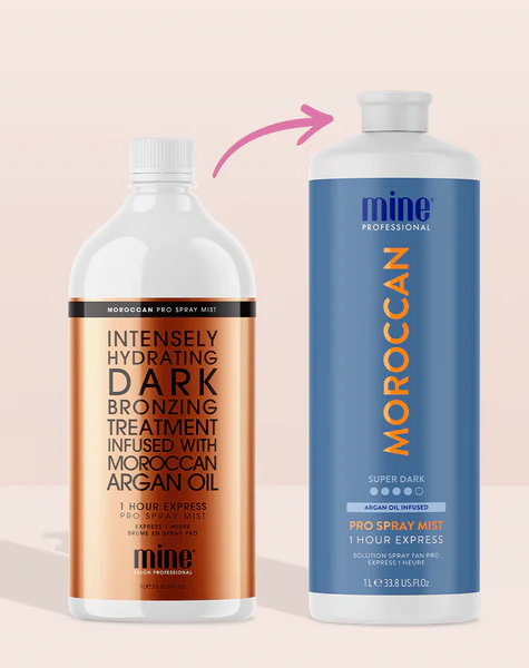 MineTan My Moroccan Pro Mist 33.8 OZ. Spray Tanning Solutions MineTan 