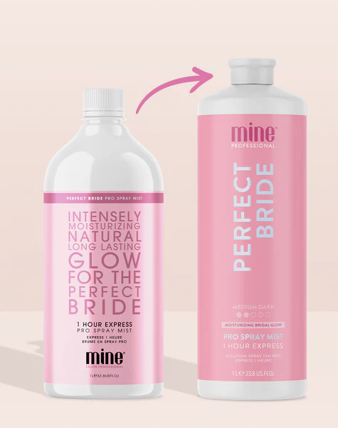 MineTan Perfect Bride Pro Mist 33.8 OZ. Spray Tanning Solutions MineTan 