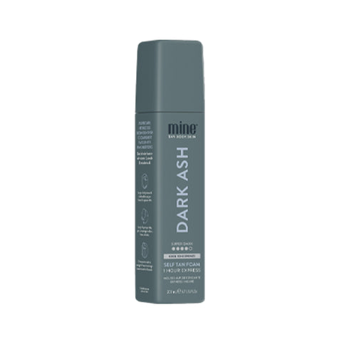 Minetan Dark Ash Self Tan Foam 6.7 oz