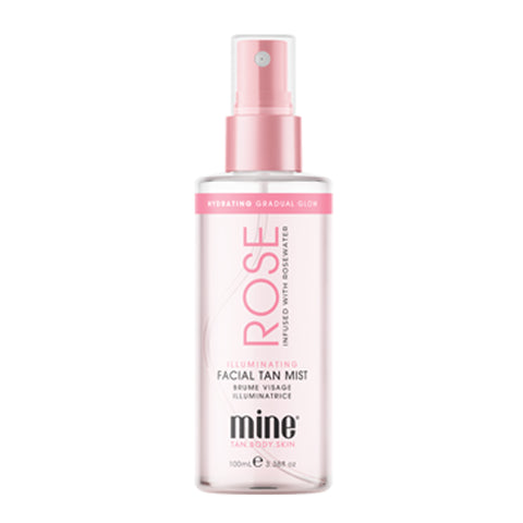 MineTan Illuminating Rose Water Tan Mist 3.3 OZ.