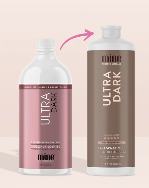 Minetan Ultra Dark Pro Mist 33.8 OZ. Self-Tanning MineTan 