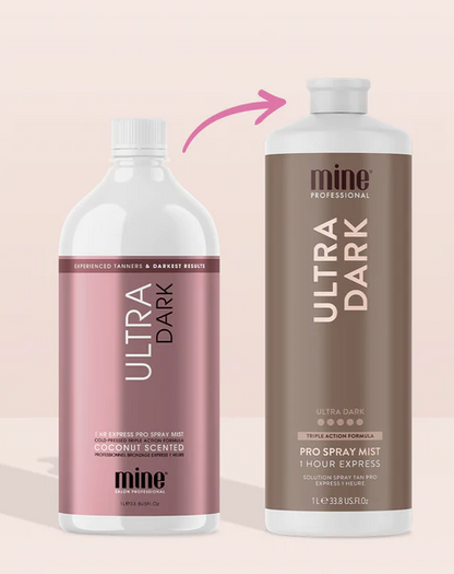 Minetan Ultra Dark Pro Mist 33.8 OZ. Self-Tanning MineTan 