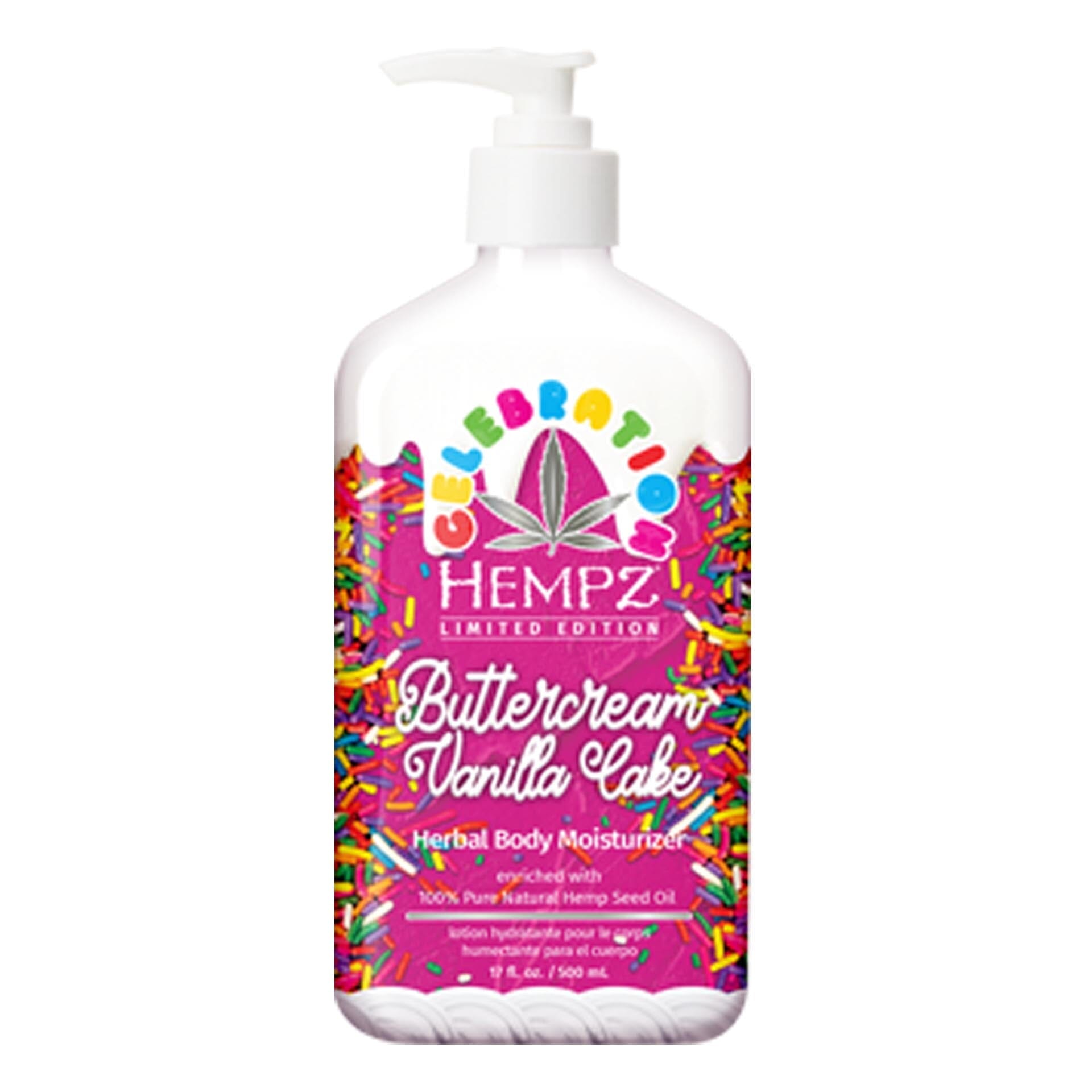 Hempz Limited Edition Buttercream Vanilla Cake 17 oz Tanning Lotions Hempz 