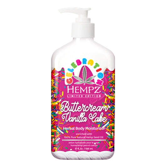 Hempz Limited Edition Buttercream Vanilla Cake 17 oz Tanning Lotions Hempz 