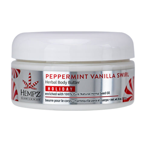 Hempz Peppermint Vanilla Swirl Body Butter 8 OZ.