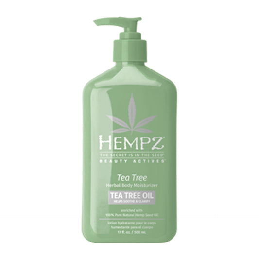 Hempz Tea Tree Herbal Body Moisturizer 17 oz Tanning Lotions Hempz 
