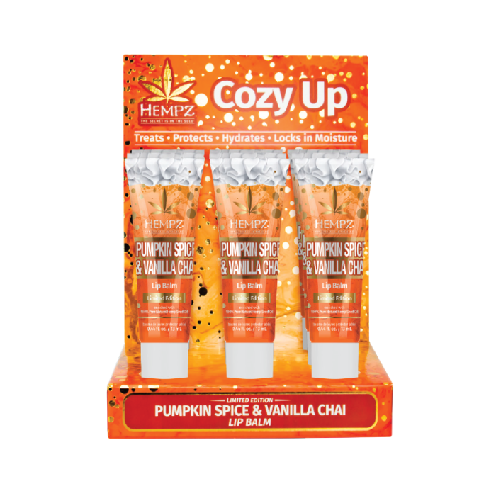 Hempz Keep It Spicy Lip Balm Display 12 piece Skin Care Hempz 