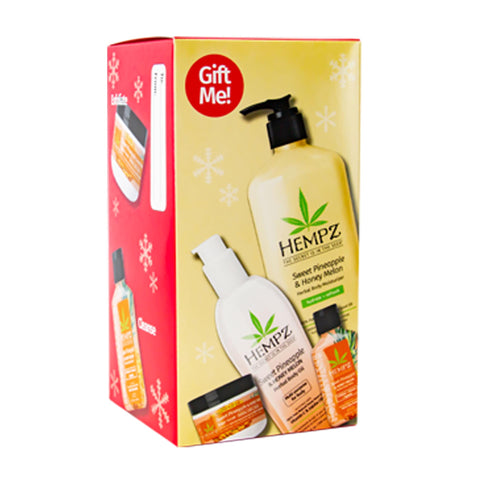 Hempz Sweet Pineapple & Honey Melon 4 piece Gift Set