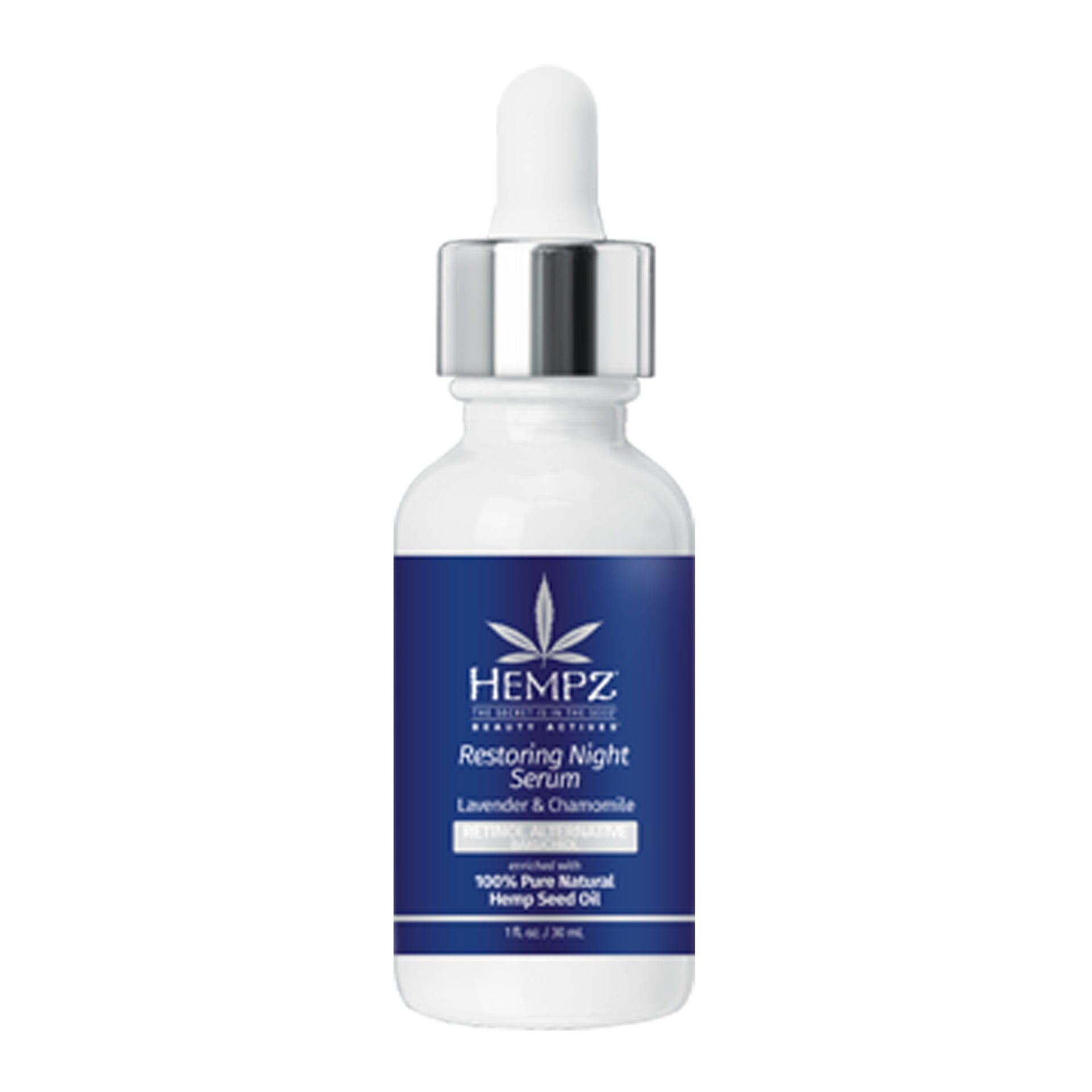 Hempz Lavender and Chamomile Restoring Night Serum 1 oz 