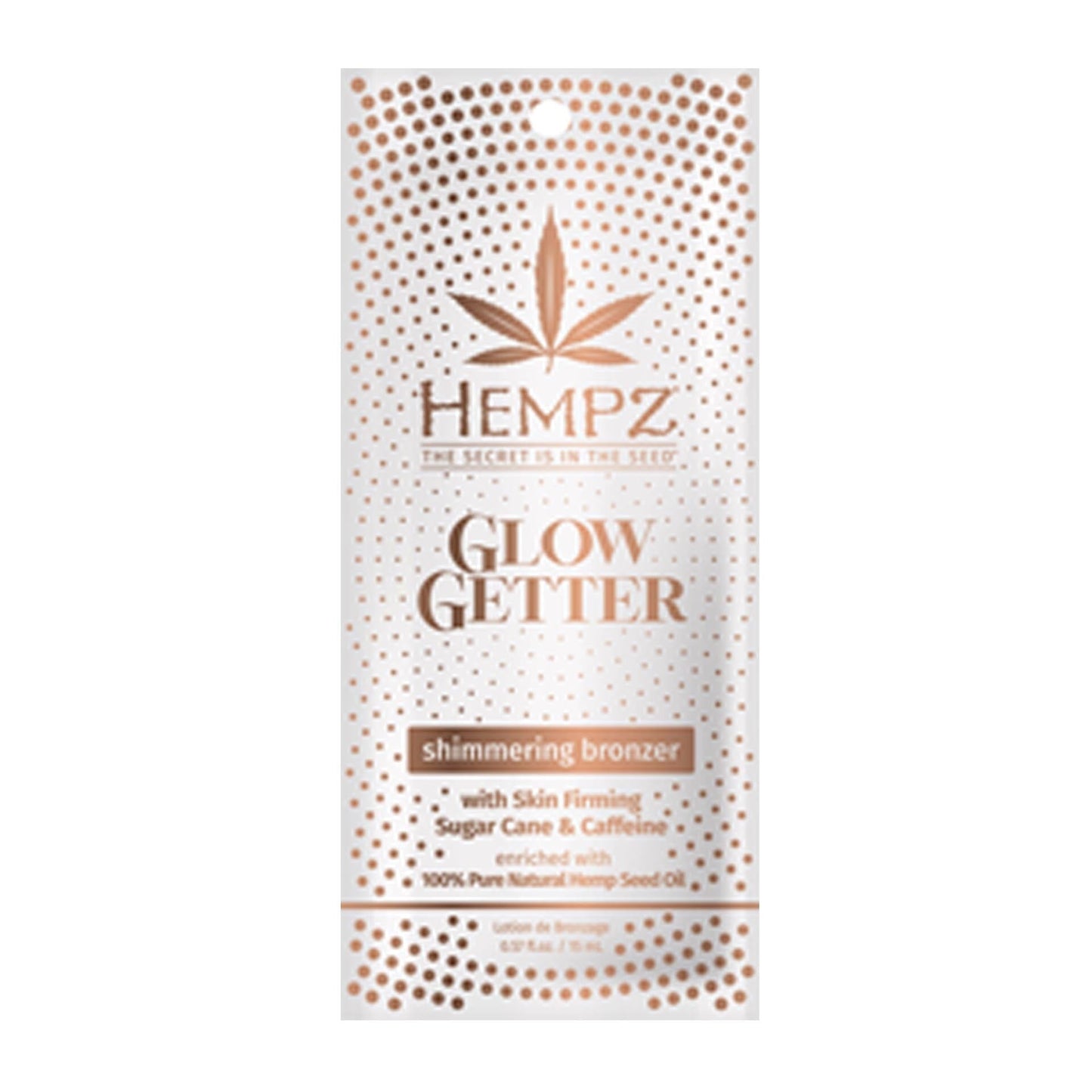 Hempz Glow Getter Shimmering Bronzer .57 OZ. (5 Pack) Tanning Lotions Hempz 