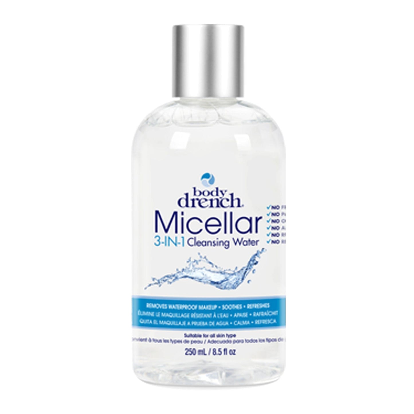 Body Drench Micellar 3-in-1 Cleansing Water 8.5 oz. Spray Tanning Product Body Drench 