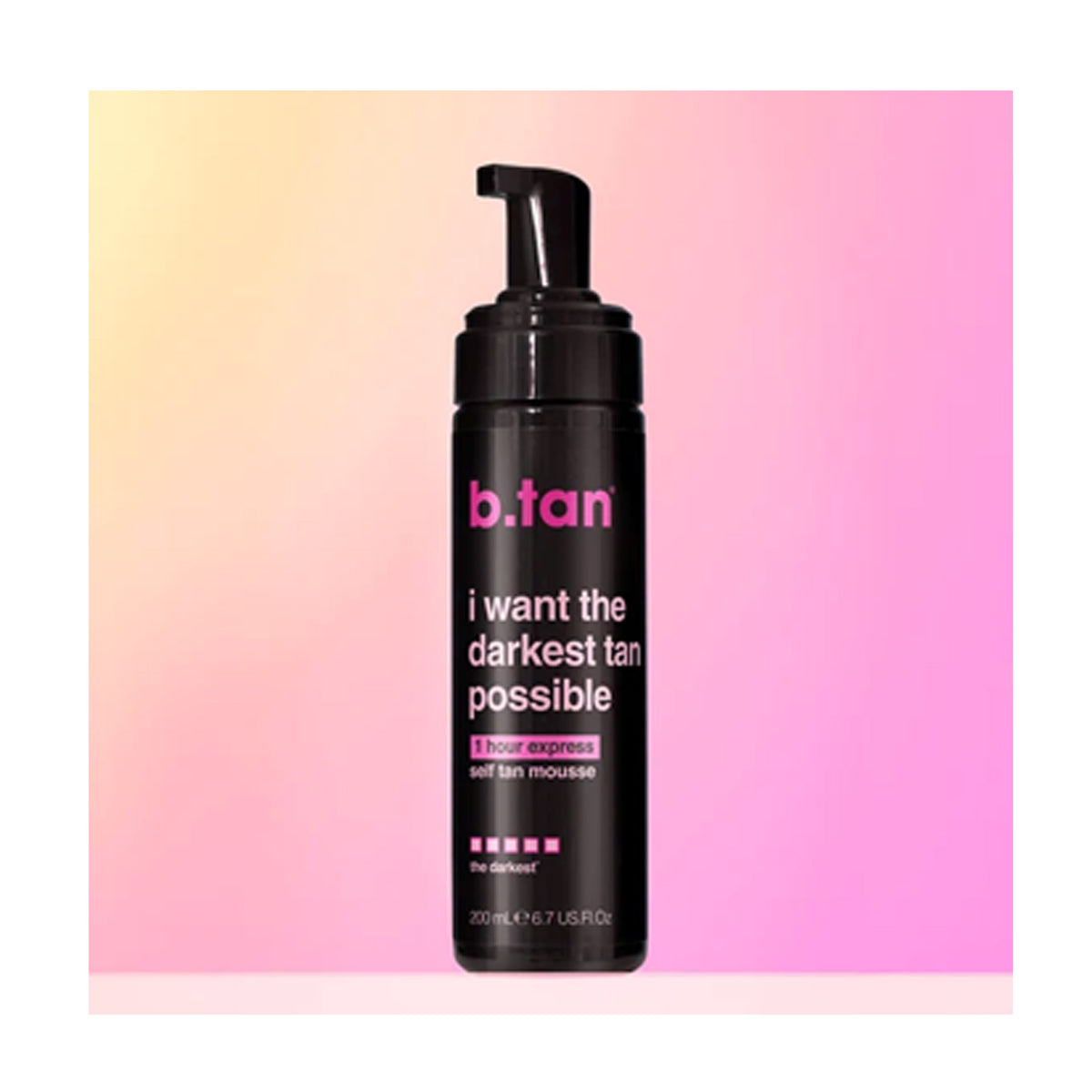 B. Tan I Want the Darkest Tan Possible Self Tan Mousse 6.7 oz