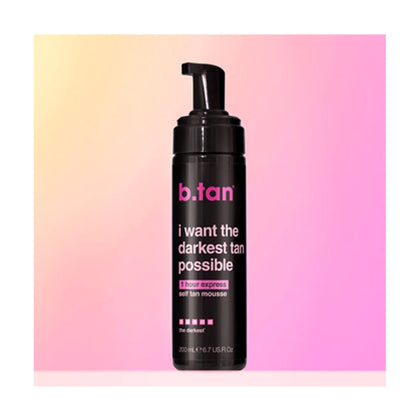 B. Tan I Want the Darkest Tan Possible Self Tan Mousse 6.7 oz