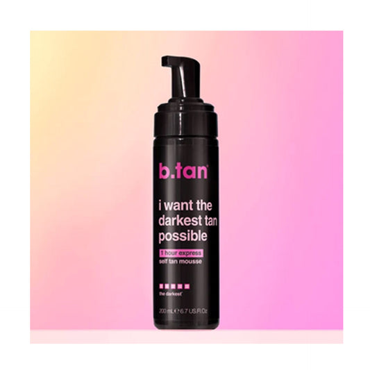 B. Tan I Want the Darkest Tan Possible Self Tan Mousse 6.7 oz