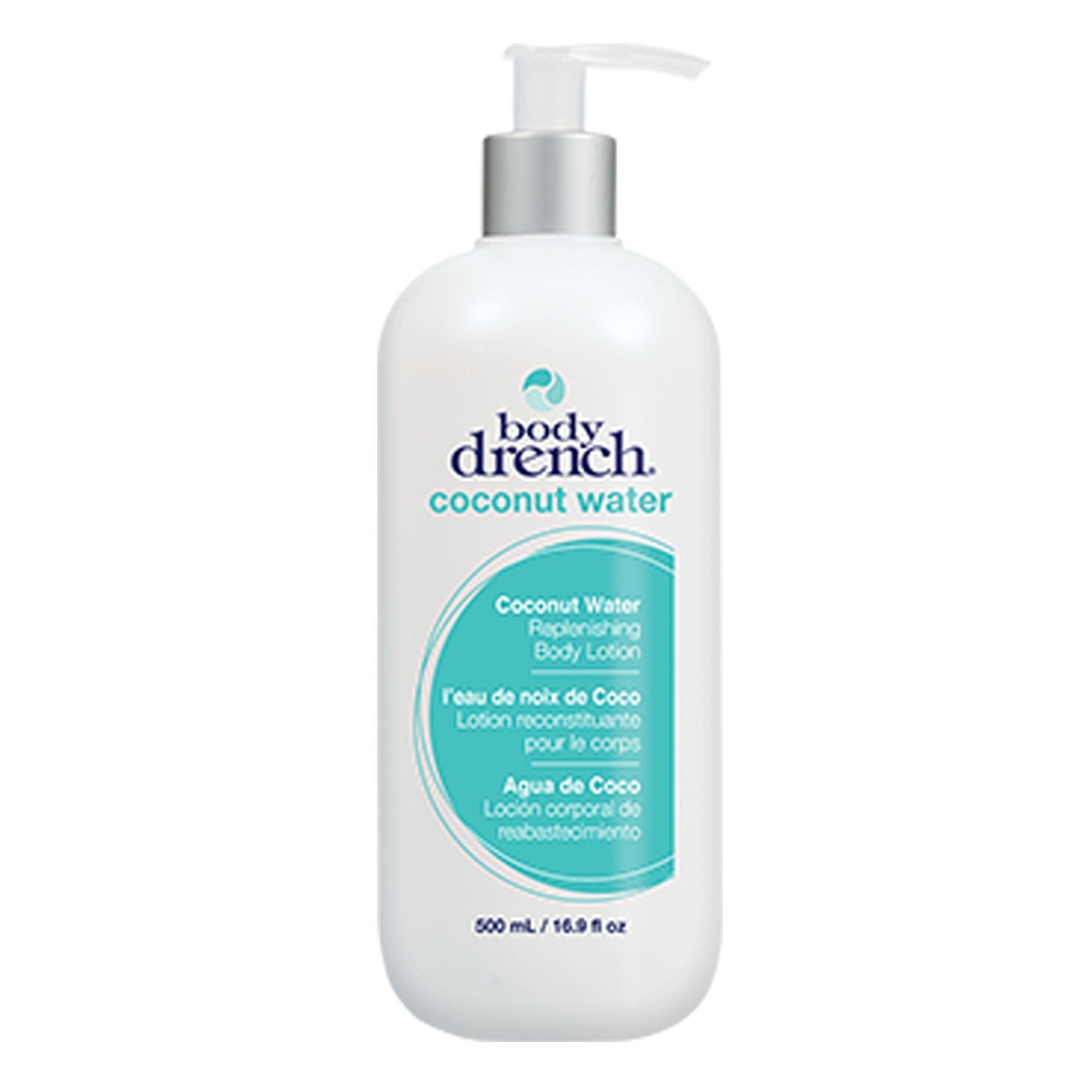 Body Drench Coconut Water Replenishing Lotion 16.9 OZ. Skin Care Body Drench 