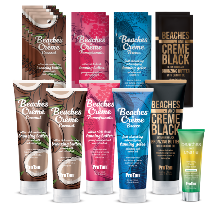 Pro Tan Beaches and Creme Intro Kit 2026 