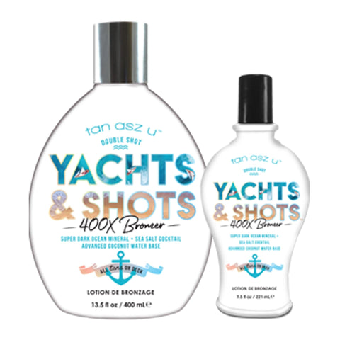 Tan Asz U Yachts & Shots Buy 13.5 oz, Get 7.5 oz Free!! Tanning Lotions Tan Asz U 