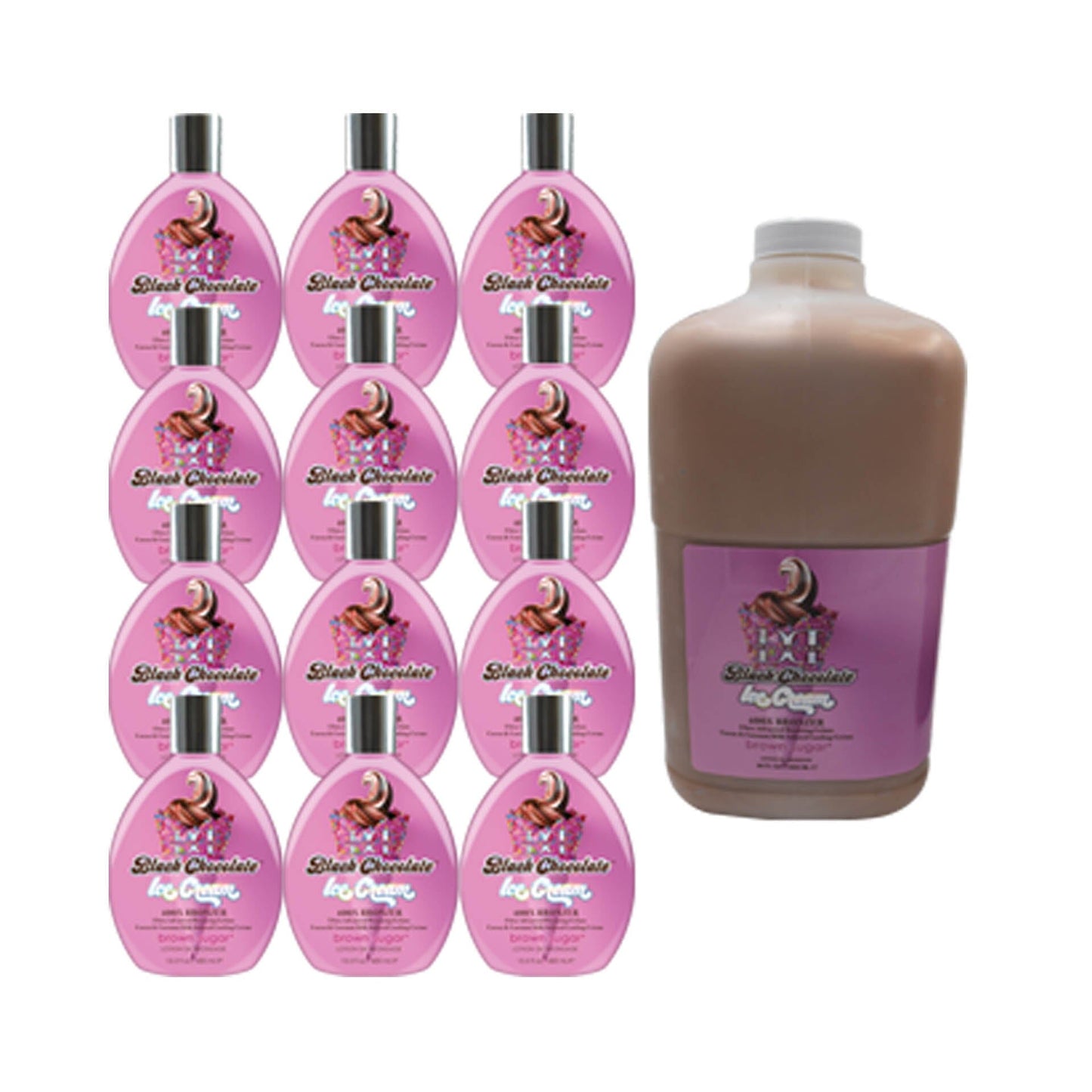 Tan Inc. Double Dark Black Chocolate Ice Cream Promo Tanning Lotions Tan Inc. 